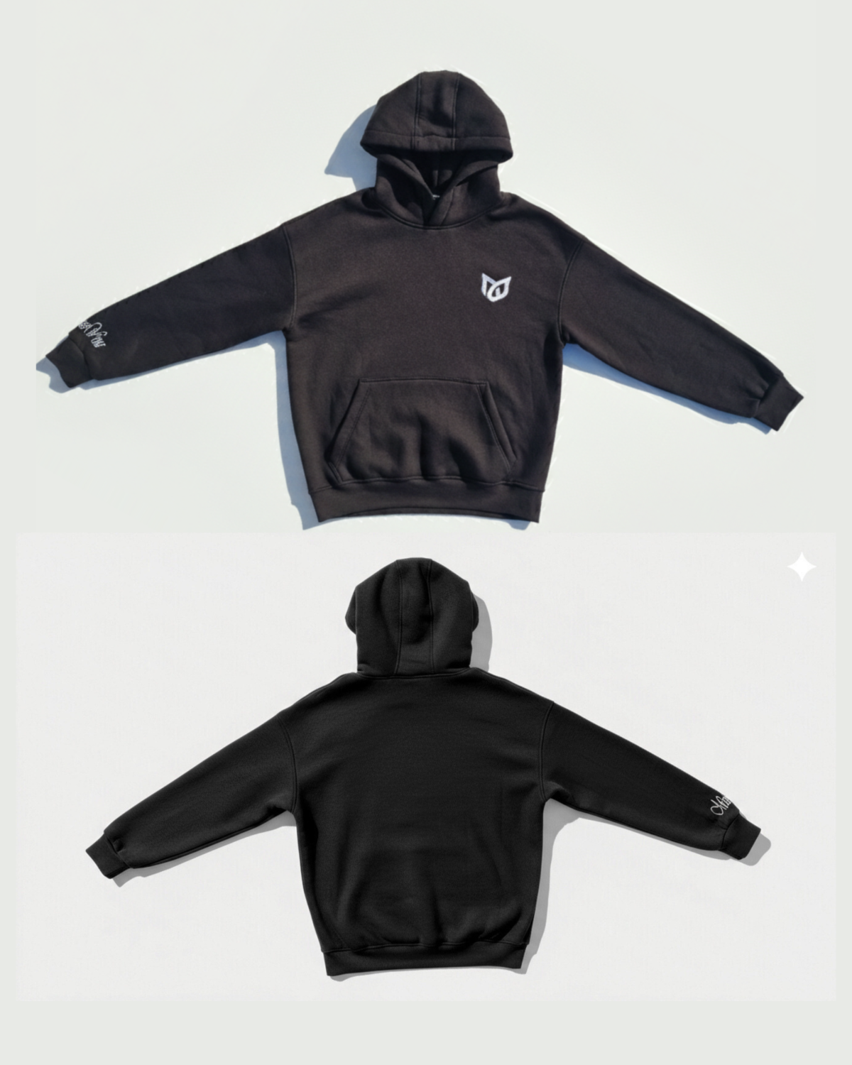 Premium Fleece Hoodie – Minimal Logo And Signature Sleeve | MixoWear