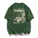 Aelfric Eden Mens 90s Vintage Oversized Shirts Unisex Harajuku T Shirt Print Graphic Tees Casual Summer Streetwear Top