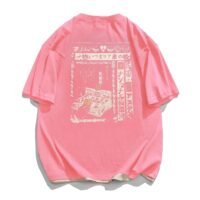 Aelfric Eden Mens 90s Vintage Oversized Shirts Unisex Harajuku T Shirt Print Graphic Tees Casual Summer Streetwear Top