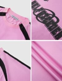 Aelfric Eden Oversized T Shirt Men 90s Shirt Unisex Streetwear Contrast Color Graphic Tees Casual Vintage Summer Tops