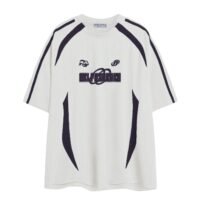 Aelfric Eden Oversized T Shirt Men 90s Shirt Unisex Streetwear Contrast Color Graphic Tees Casual Vintage Summer Tops