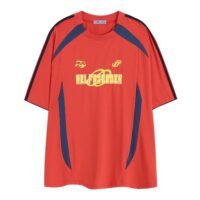 Aelfric Eden Oversized T Shirt Men 90s Shirt Unisex Streetwear Contrast Color Graphic Tees Casual Vintage Summer Tops