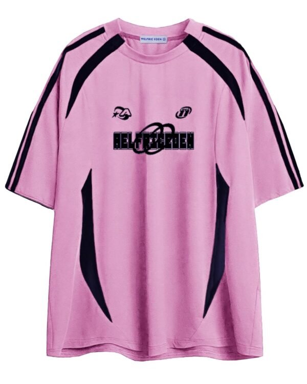 Aelfric Eden Oversized T Shirt Men 90s Shirt Unisex Streetwear Contrast Color Graphic Tees Casual Vintage Summer Tops