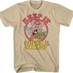 Chuck E Cheese T-Shirt Men's Keep It Cheesy Adult Big and Tall Tee