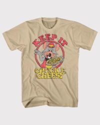 Chuck E Cheese T-Shirt Men's Keep It Cheesy Adult Big and Tall Tee