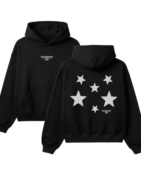 CULT STARS BLACK HOOD