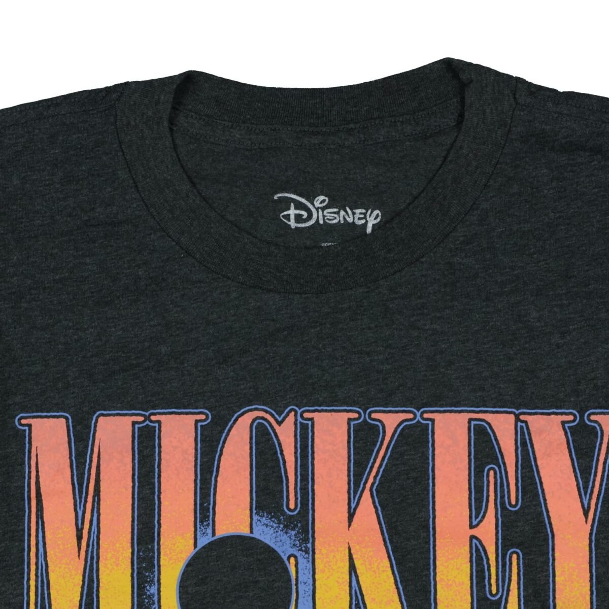 Disney Mickey Mouse T-Shirt Men's Outstretched Hand Aura Glow Adult Big and Tall Short Sleeve Tee