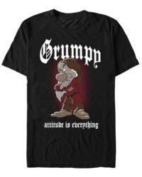 Disney Snow White and The Seven Dwarfs T-Shirt Men's Grumpy Big and Tall Adult Tee