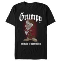 Disney Snow White and The Seven Dwarfs T-Shirt Men's Grumpy Big and Tall Adult Tee