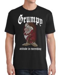 Disney Snow White and The Seven Dwarfs T-Shirt Men's Grumpy Big and Tall Adult Tee