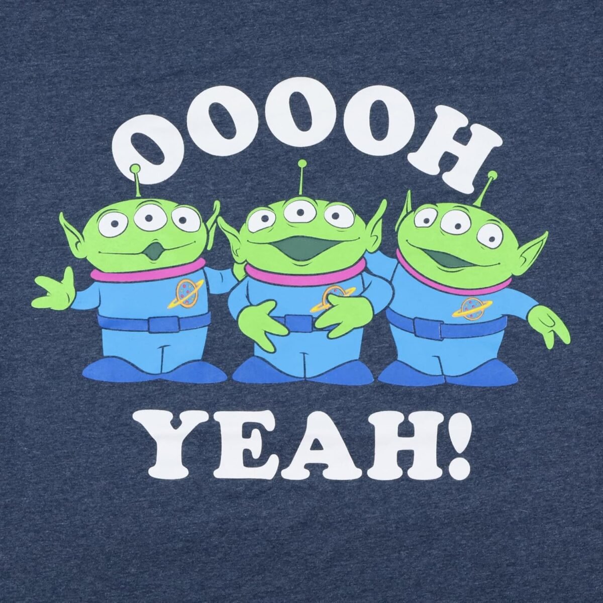 Disney Toy Story T-Shirt Men's Big and Tall Green Alien Oooh Yeah Adult Tee