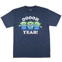 Disney Toy Story T-Shirt Men's Big and Tall Green Alien Oooh Yeah Adult Tee