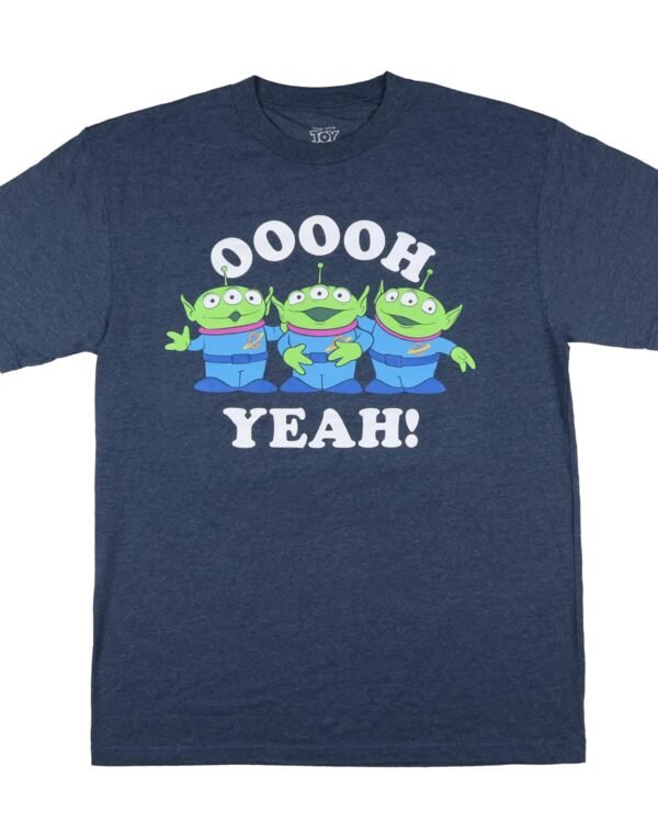 Disney Toy Story T-Shirt Men's Big and Tall Green Alien Oooh Yeah Adult Tee