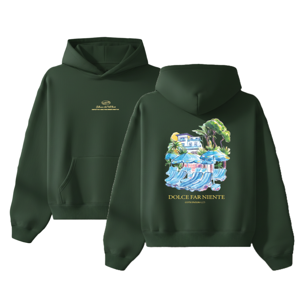 DOLCE FAR NIENTE HOOD GREEN