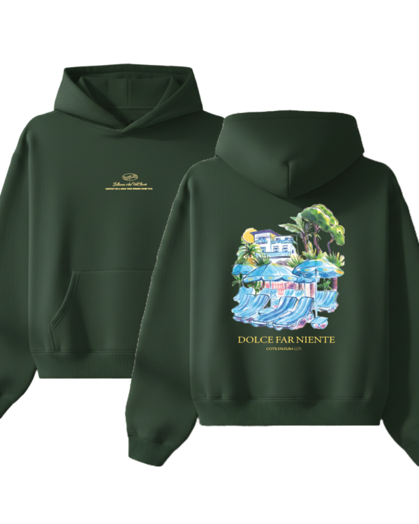 DOLCE FAR NIENTE HOOD GREEN