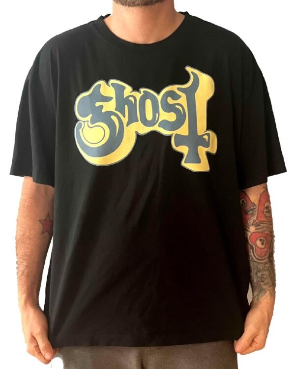 Ghost Band Classic Logo Oversized Boxy Fit T-Shirt Officially Licensed