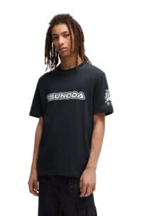 Hugo Men's Tsunoda Graphic F1 2025 Racing Bull Fan T-Shirt