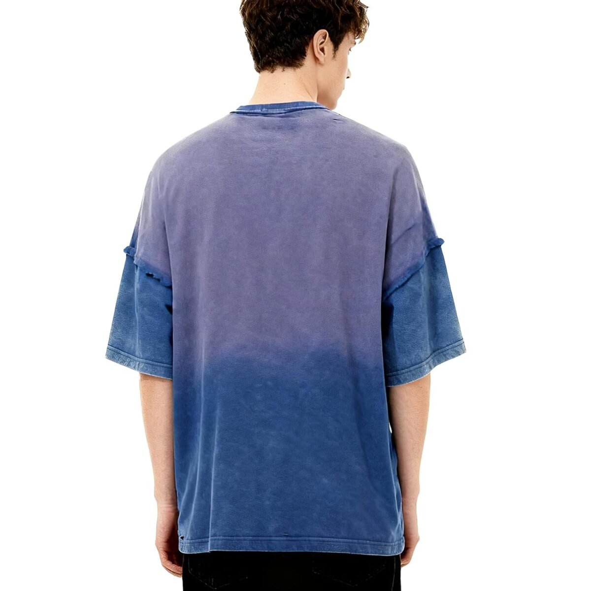 JCARSON Anti War Graphic Mens T Shirt Distressed Washed Grunge Tshirts Oversized Vintage Streetwear Cotton Tee