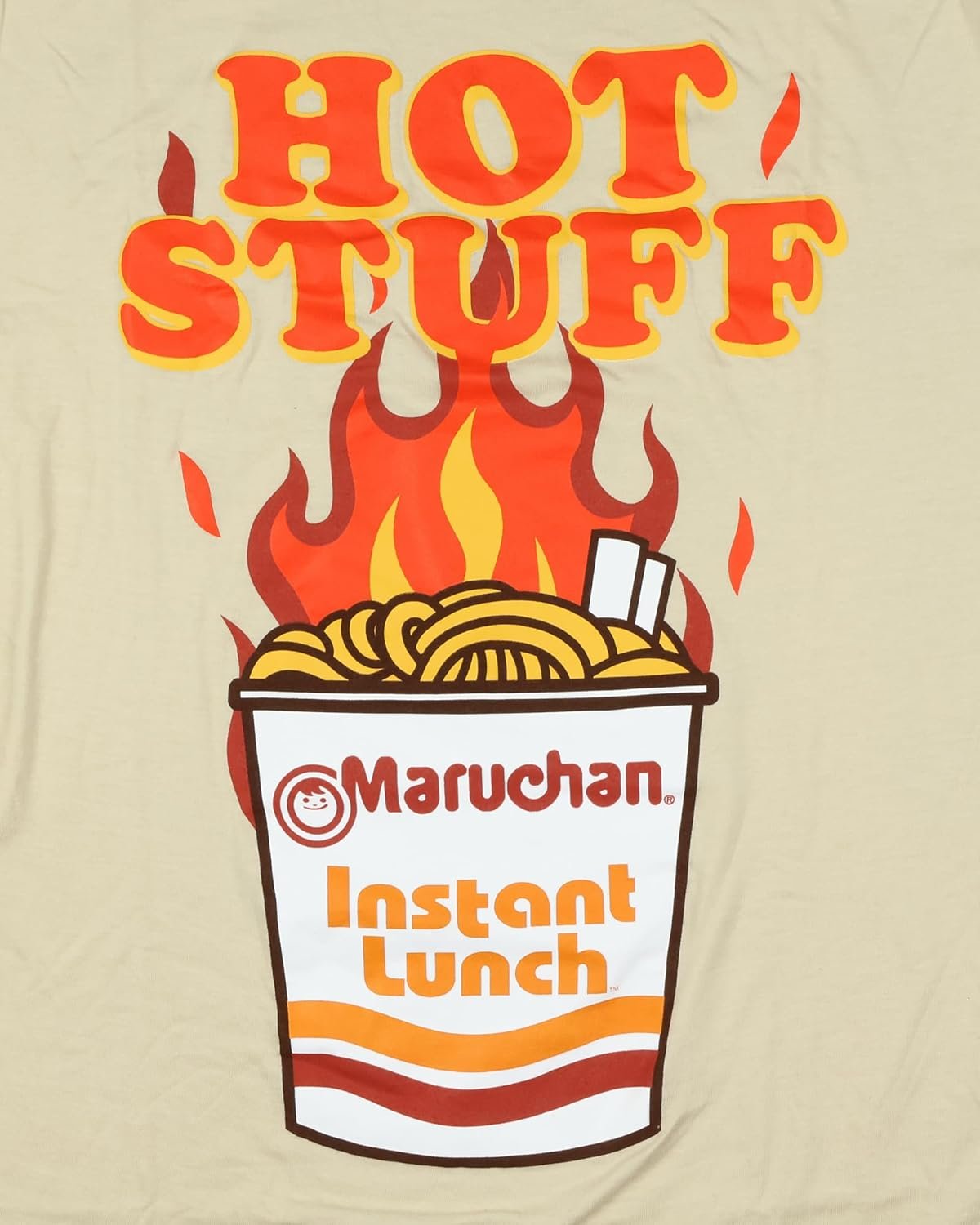 Maruchan Instant Lunch T-Shirt Men's Hot Stuff Big and Tall Adult Tee