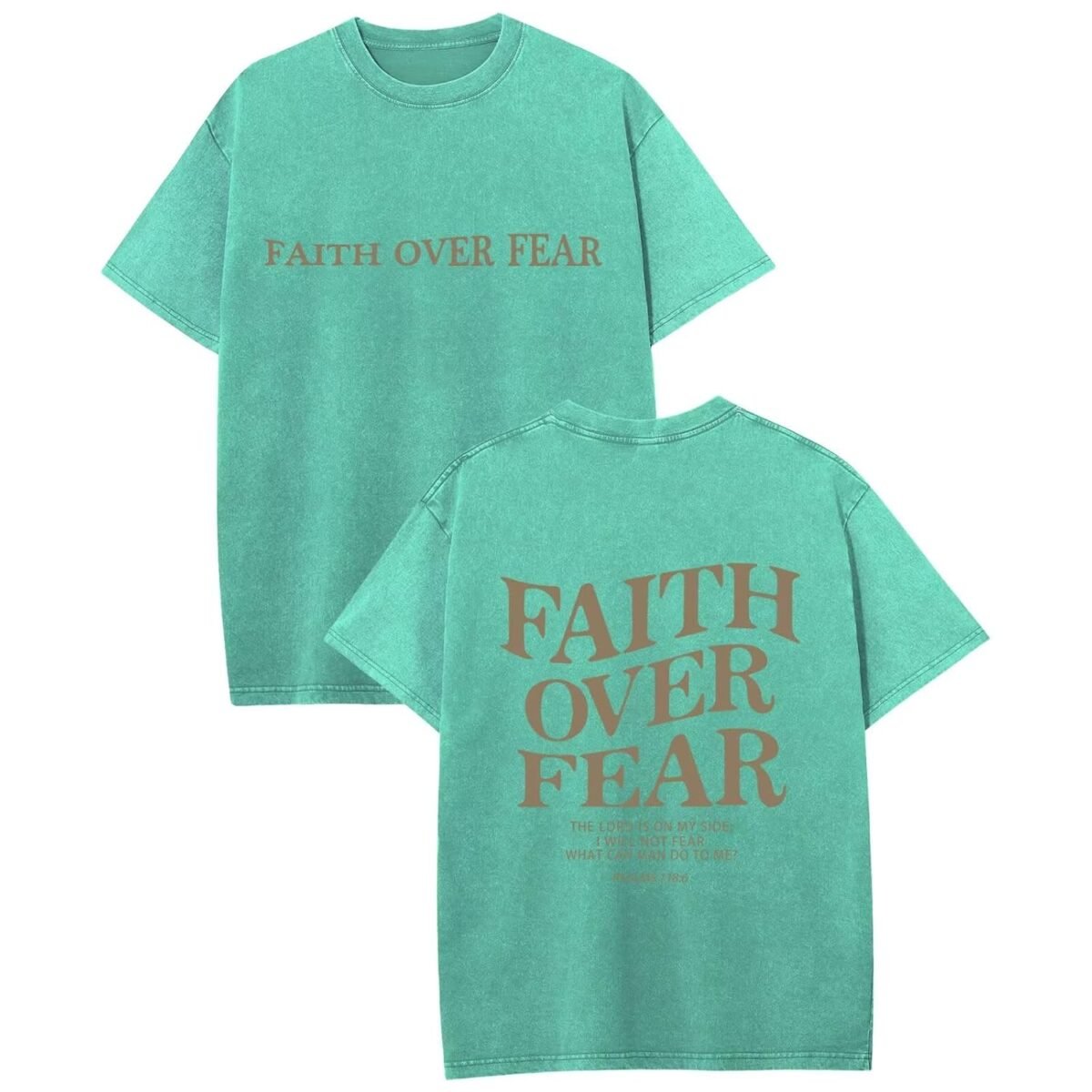 Mens Christian Shirts Trust in The Lord Shirt Jesus Religious Tees Oversized Acid Wash Graphic Tshirt