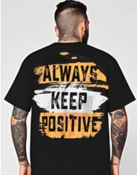 Mens Graphic Tees Vintage Oversized T Shirts for Men Letter Print Casual Crewneck Cotton Top Short Sleeve Streetwear, Black