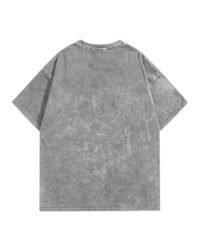 Men's Letter Graphic T Shirts Oversized Drop Shoulder Short Sleeve Vintage Streetwear Crew Neck Casual Tee Top