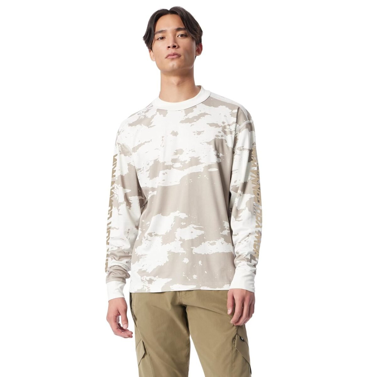 Men's Performance Quick Dry Long Sleeve Oversized Tee Shirt Standard