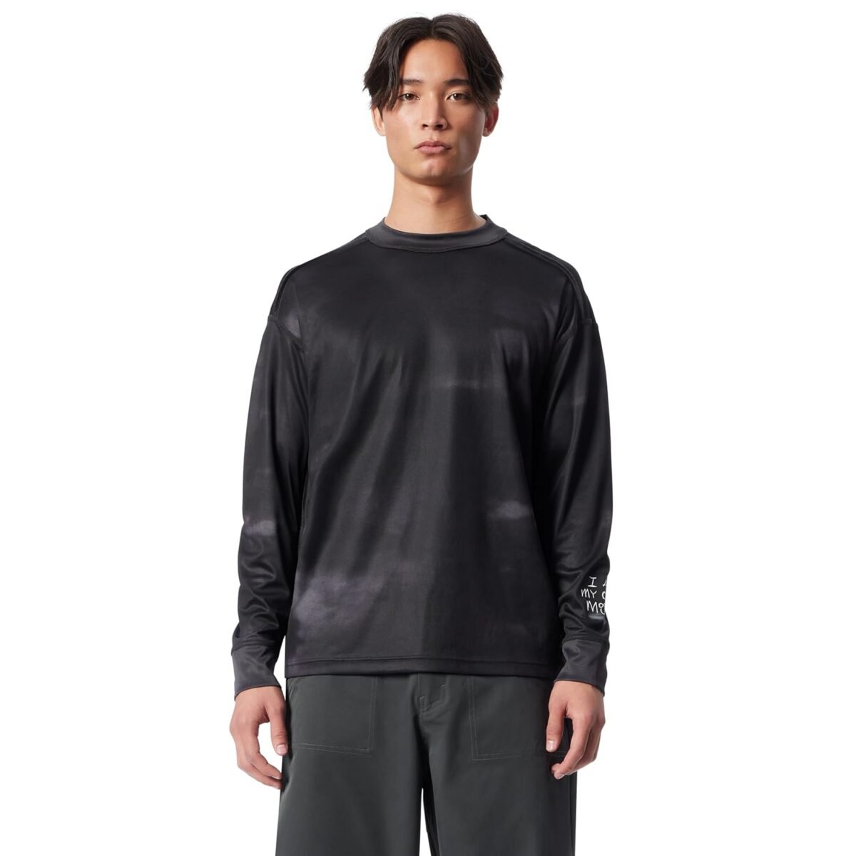 Men's Performance Quick Dry Long Sleeve Oversized Tee Shirt Standard
