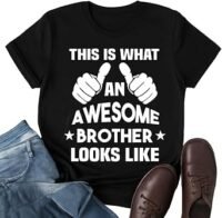 Men's Slogan Letter Graphic Print Tee Tops Casual Round Neck Short Sleeve Summer T Shirts