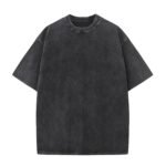 Oversize Cotton T Shirts for Women Unisex Mens Acid Washed T Shirt 100% Cotton