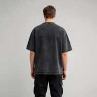 Oversize Cotton T Shirts for Women Unisex Mens Acid Washed T Shirt 100% Cotton