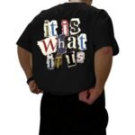Oversized Graphic Tshirts for Men It is What It is Shirt Vintage Streetwear Cool Rapper Baggy Grunge Tees Tops