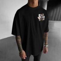 Oversized Graphic Tshirts for Men It is What It is Shirt Vintage Streetwear Cool Rapper Baggy Grunge Tees Tops