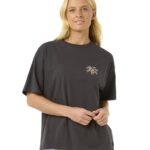 Rip Curl Women's Oversized Heritage Fit Short Sleeve Crew T-Shirt