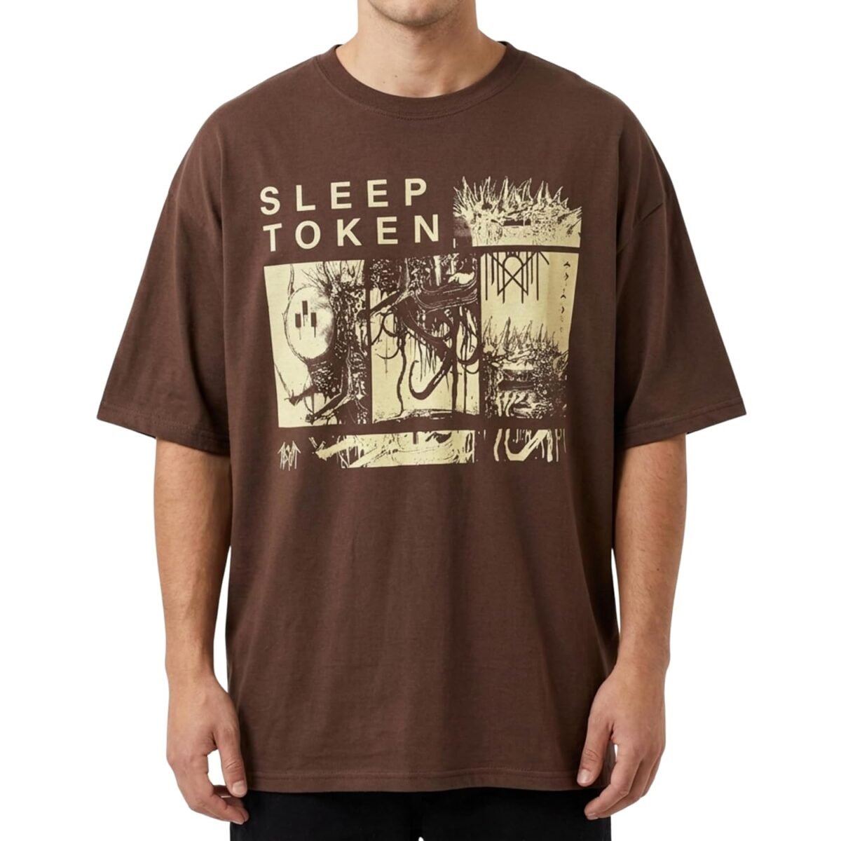 Sleep Token DYWTYLM Men's Oversized Premium Quality T-Shirt