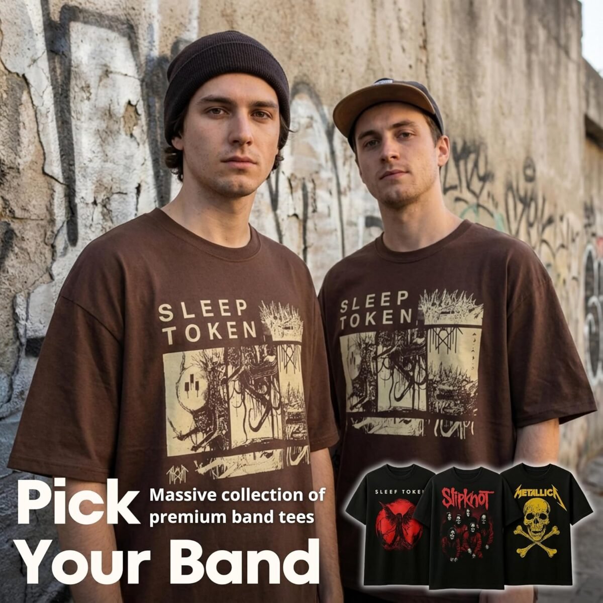 Sleep Token DYWTYLM Men's Oversized Premium Quality T-Shirt