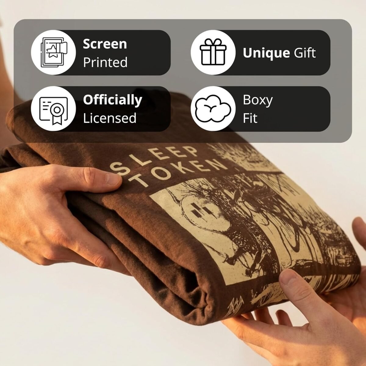 Sleep Token DYWTYLM Men's Oversized Premium Quality T-Shirt