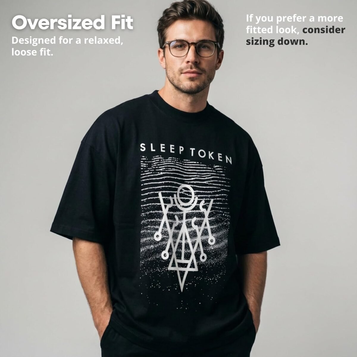 Sleep Token Give Band Logo Limited Edition 999 Only Oversized Boxy T Shirt