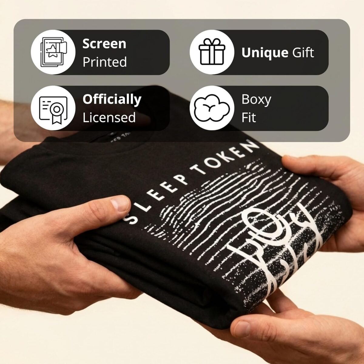 Sleep Token Give Band Logo Limited Edition 999 Only Oversized Boxy T Shirt