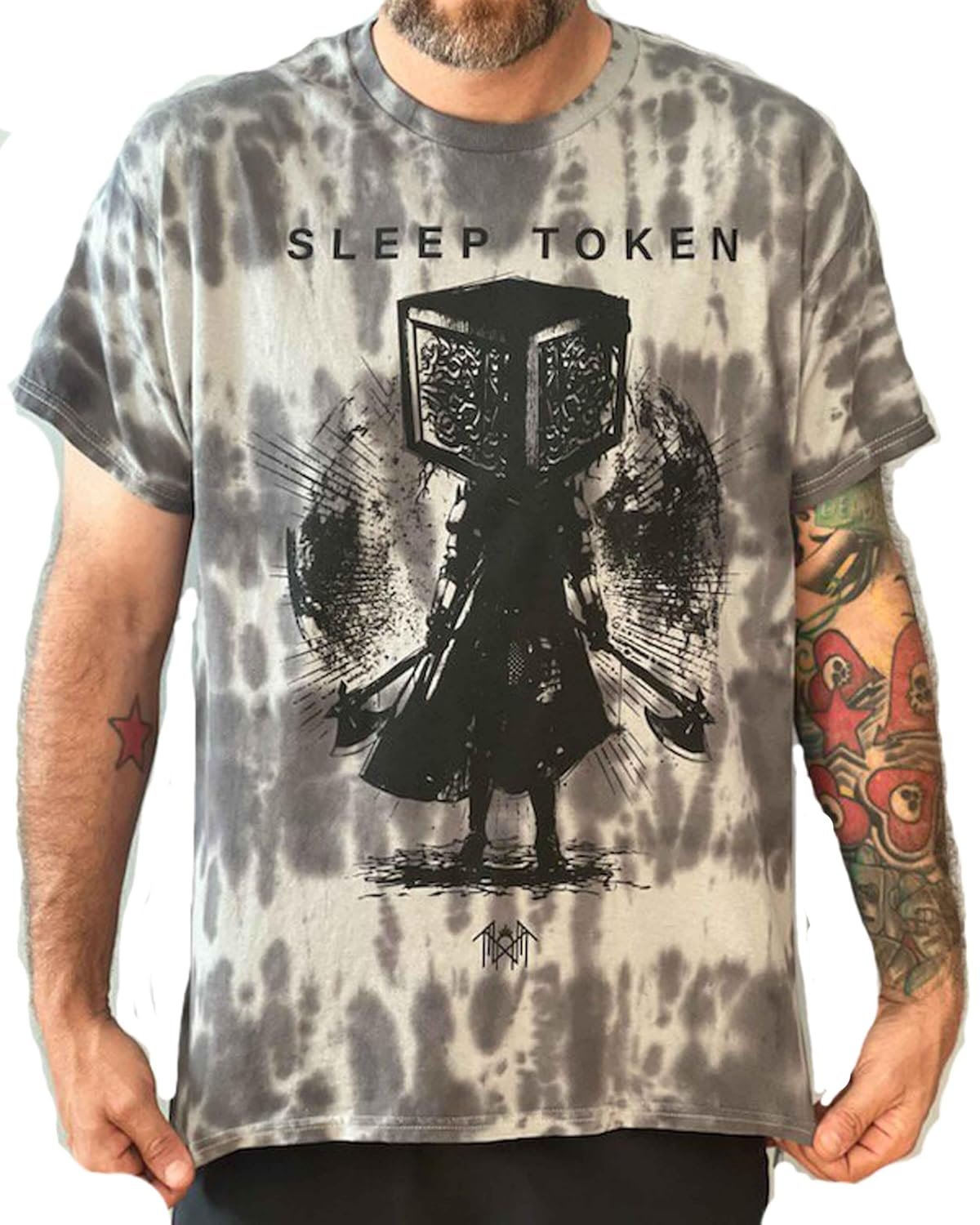 Sleep Token Granite Wash Premium Quality Oversized Men's T-Shirt