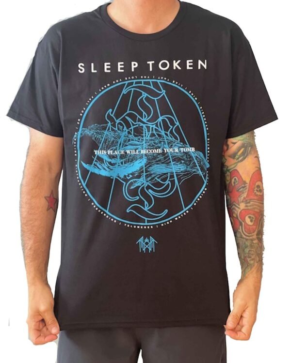 Sleep Token Tomb Men's Oversized Premium Quality T-Shirt