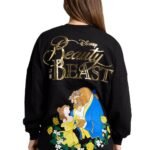 Spirit Jersey, Official Disney Princess Collection, Long Sleeve Oversized Pullover Shirt, Unisex, Relaxed Fit, 100% Cotton