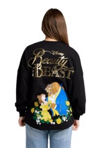 Spirit Jersey, Official Disney Princess Collection, Long Sleeve Oversized Pullover Shirt, Unisex, Relaxed Fit, 100% Cotton
