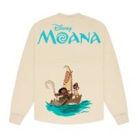 Spirit Jersey, Official Disney Princess Collection, Long Sleeve Oversized Pullover Shirt, Unisex, Relaxed Fit, 100% Cotton