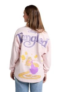 Spirit Jersey, Official Disney Princess Collection, Long Sleeve Oversized Pullover Shirt, Unisex, Relaxed Fit, 100% Cotton