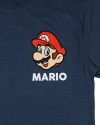 Super Mario T-Shirt Men's Here We Go Double Sided Big and Tall Tee
