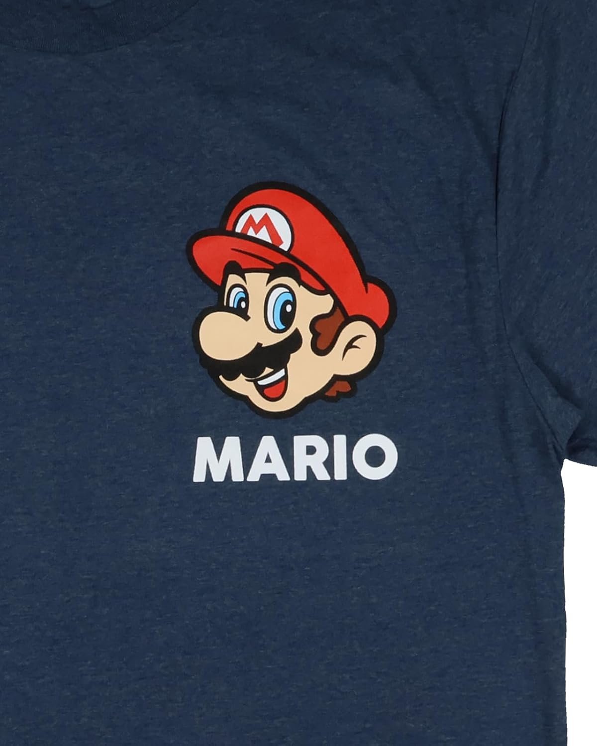 Super Mario T-Shirt Men's Here We Go Double Sided Big and Tall Tee