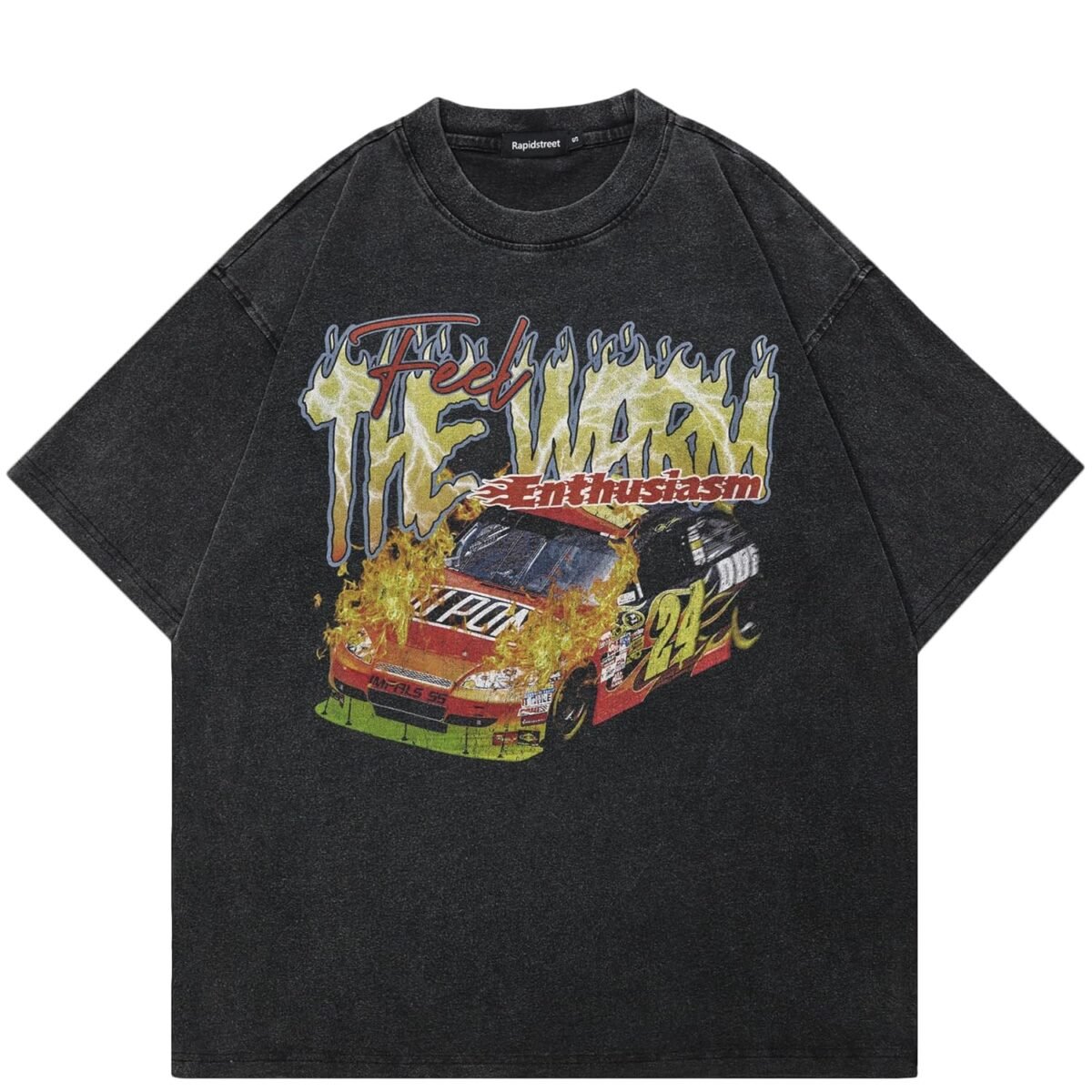 T-Shirt Streetwear Aesthetic Graphic Eyes Relaxed Tee Shirt Men Unisex