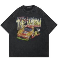 T-Shirt Streetwear Aesthetic Graphic Eyes Relaxed Tee Shirt Men Unisex