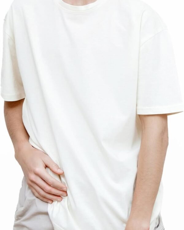 T-TAM Unisex Oversized T-Shirt for Women & Men - 100% Soft Cotton Crew Neck Short Sleeve - Basic Tee Shirt - Casual Summer Trendy Clothes